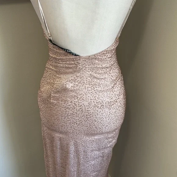 sachin and babi light blue dress meshki bridesmaid dress champagne